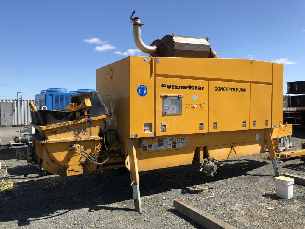 2014 Putzmeister BSA 14000 Trailer Mounted Concrete Pump