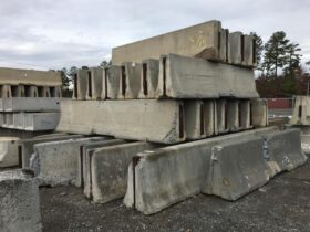12 Foot Concrete Traffic Barrier Sections [41 Available]