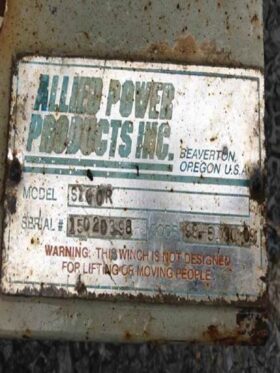 Allied S100 Deck Winches [2 Available]