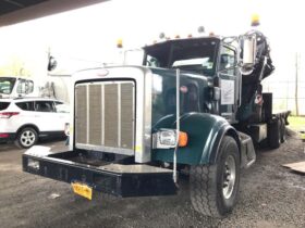2010 Peterbilt 367 W/Fassi Crane and Hi Rail Gear Truck Crane