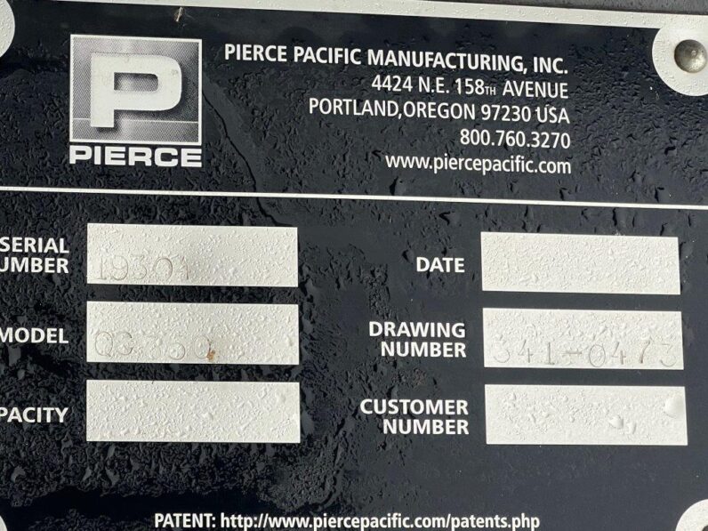 Pierce Pacific QC350 3.5CY Hydraulic Clamshell